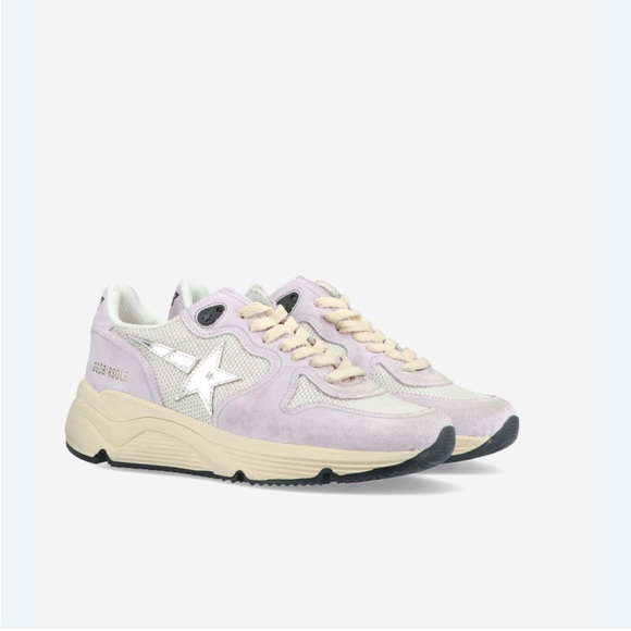 Golden Goose Running Sole Sneakers size 39 (8) IRIS/Silver - Picture 1 of 13